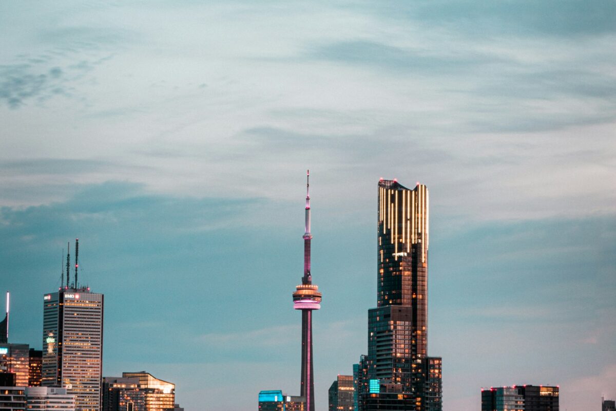 Toronto skyline at dusk &mdash; Canada Entrepreneur Pilot 2026 guide for African founders