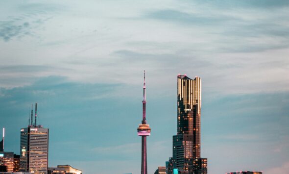 Toronto skyline at dusk &mdash; Canada Entrepreneur Pilot 2026 guide for African founders