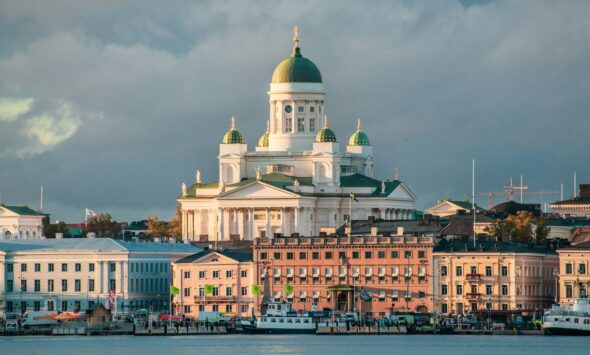 Finland Specialist D Visa 2026 — Helsinki Cathedral and harbour at twilight