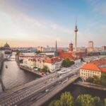 Germany Opportunity Card 2026 Berlin skyline at dusk