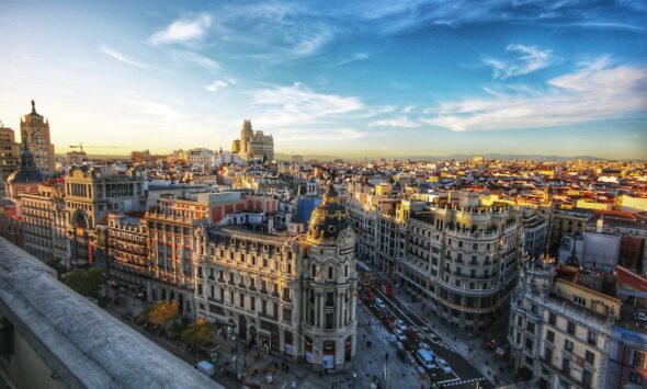 Spain Beckham Law 2026 Madrid skyline African professionals tax regime