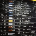 Cost to move abroad 2026 shown on an airport departures board