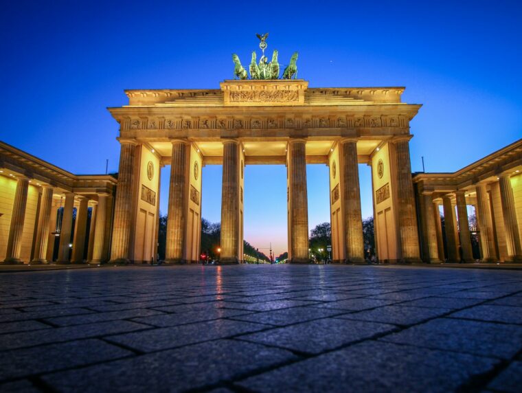 DAAD scholarship 2027 Germany, Brandenburg Gate Berlin