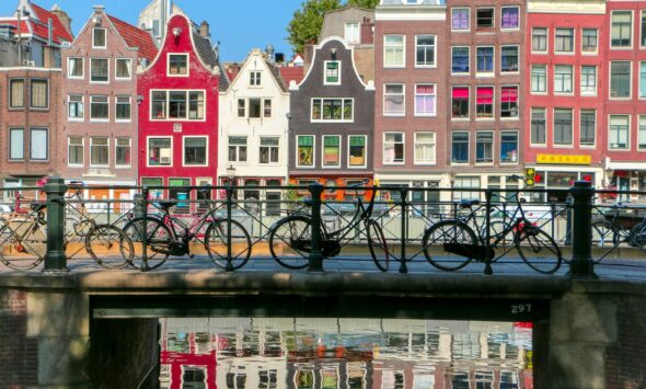 Amsterdam canal illustrating the Erasmus Mundus scholarship for study in Europe