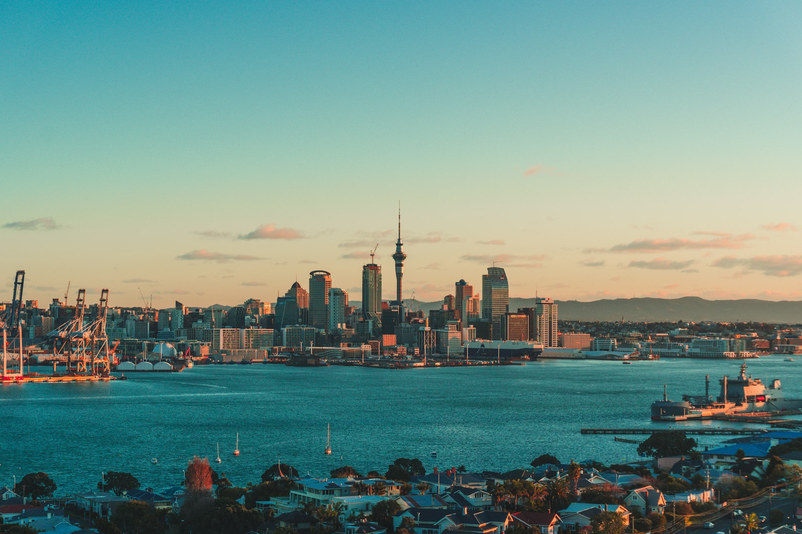 New Zealand AEWV English language rule — Auckland skyline