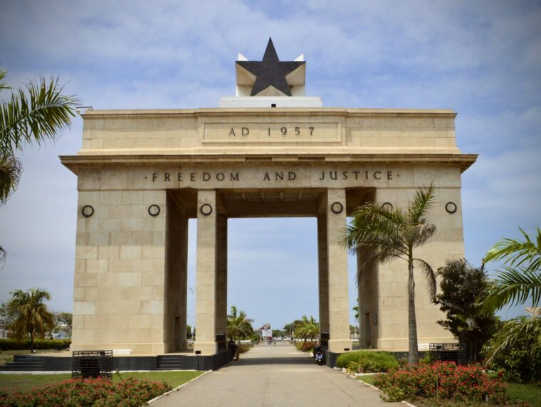 Visa-free countries for Ghanaians — Accra cityscape
