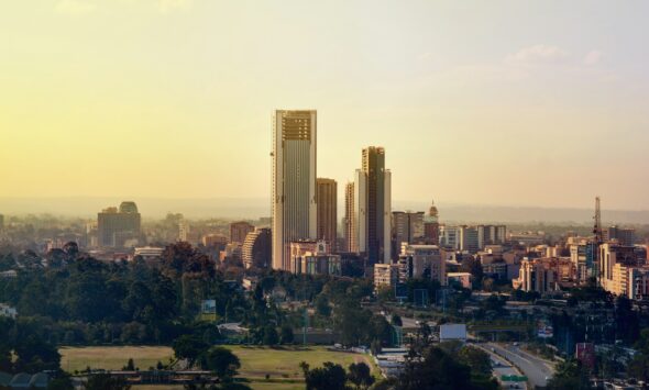 Visa-free countries for Kenyans — Nairobi skyline
