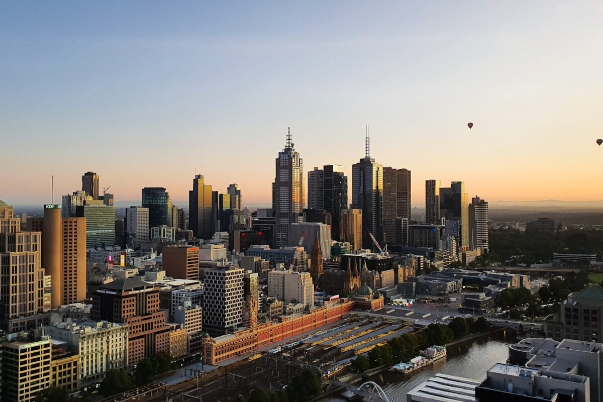 Australia 189 points test changes over the Melbourne skyline