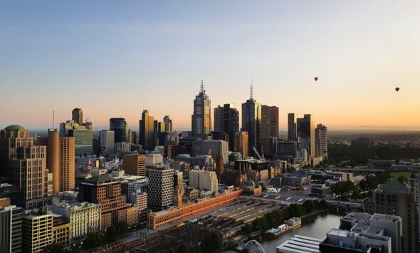 Australia 189 points test changes over the Melbourne skyline