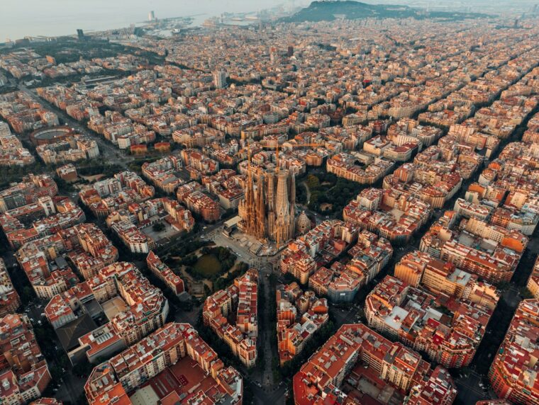Barcelona skyline illustrating Spain Digital Nomad Visa mistakes