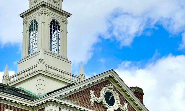 Harvard University campus representing the Fulbright Foreign Student Program