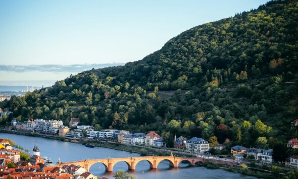 Germany student visa — Heidelberg old town and river, Germany