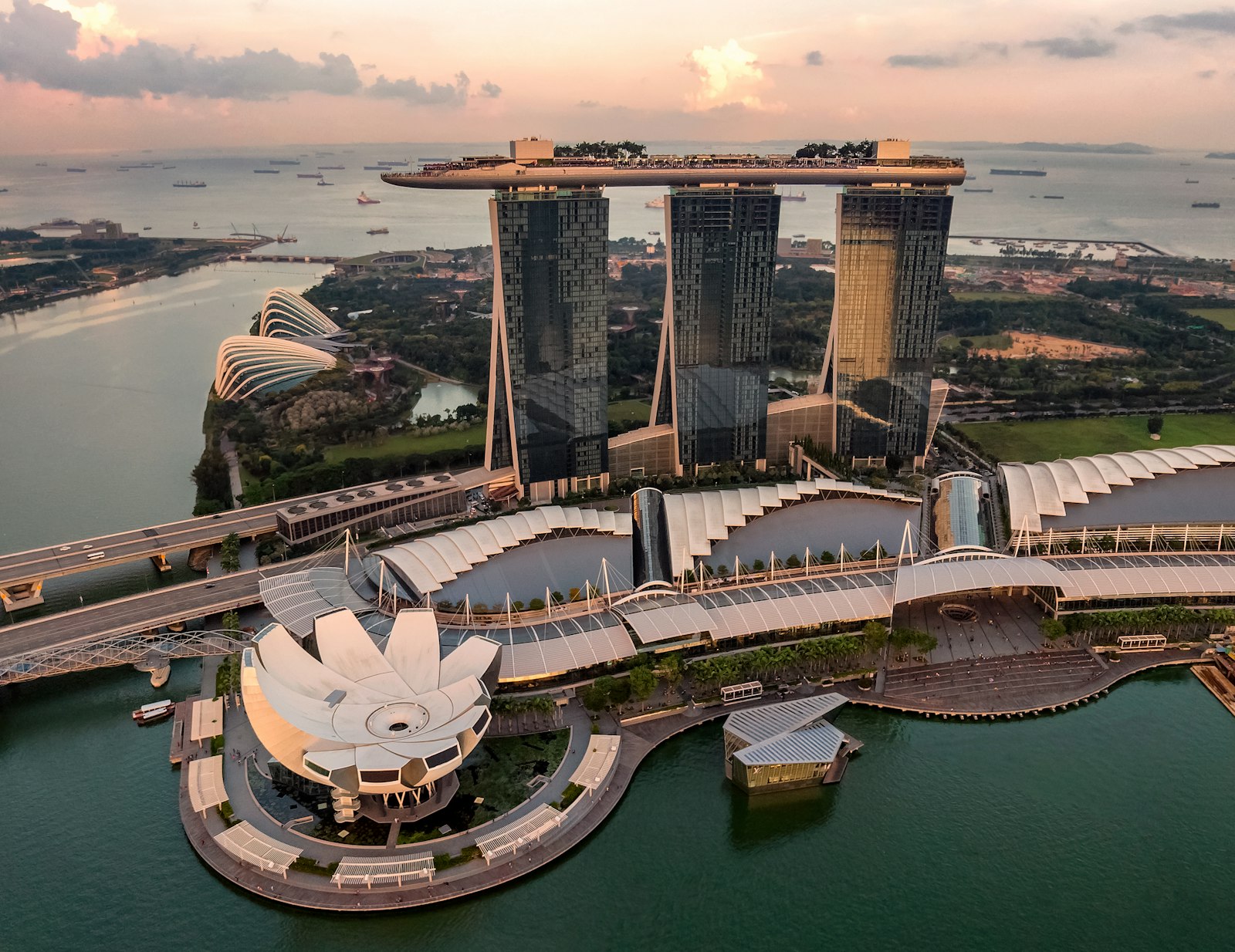 Singapore Employment Pass salary Marina Bay skyline